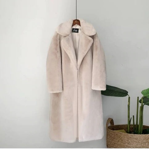 Women Shearling Coat Winter Long Coat