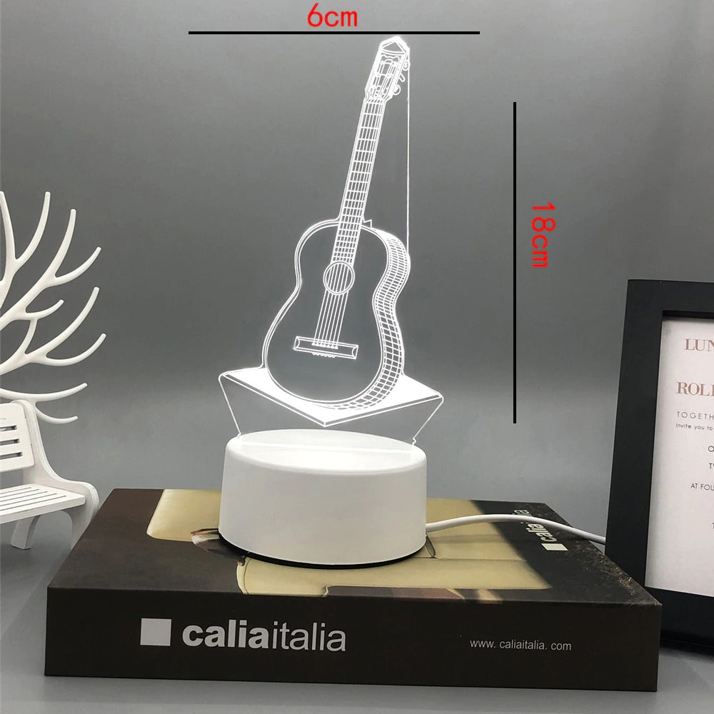 3d Lamp Bedside LED lamp Rechargeable