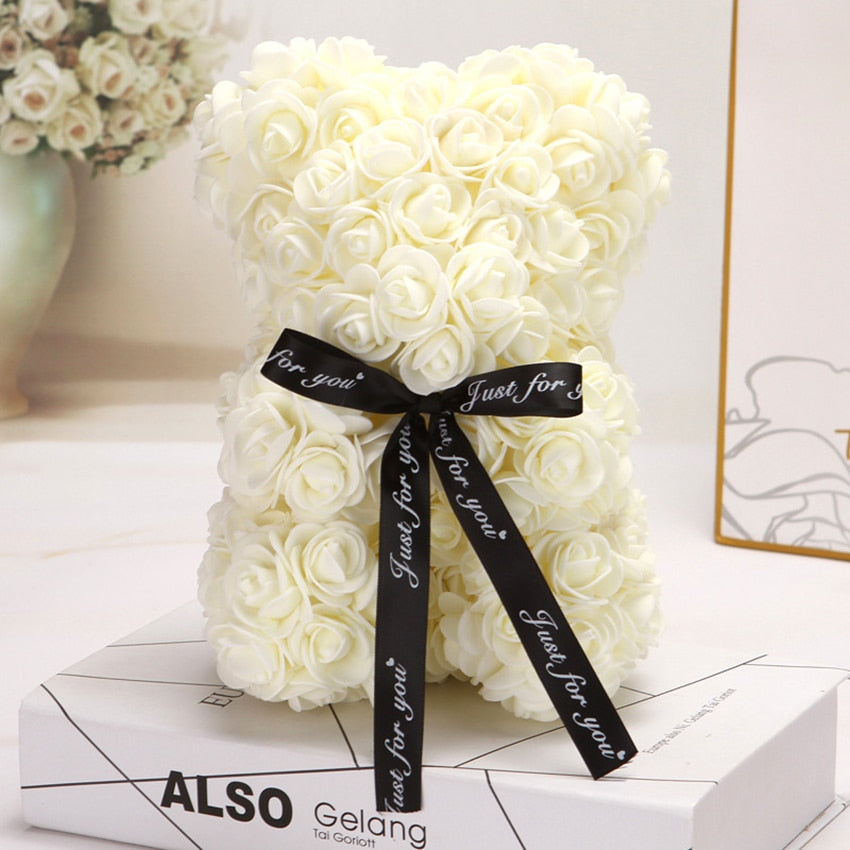 Rose Bear Uk | Handmade Luxury Flower Rose Love Teddy Bear