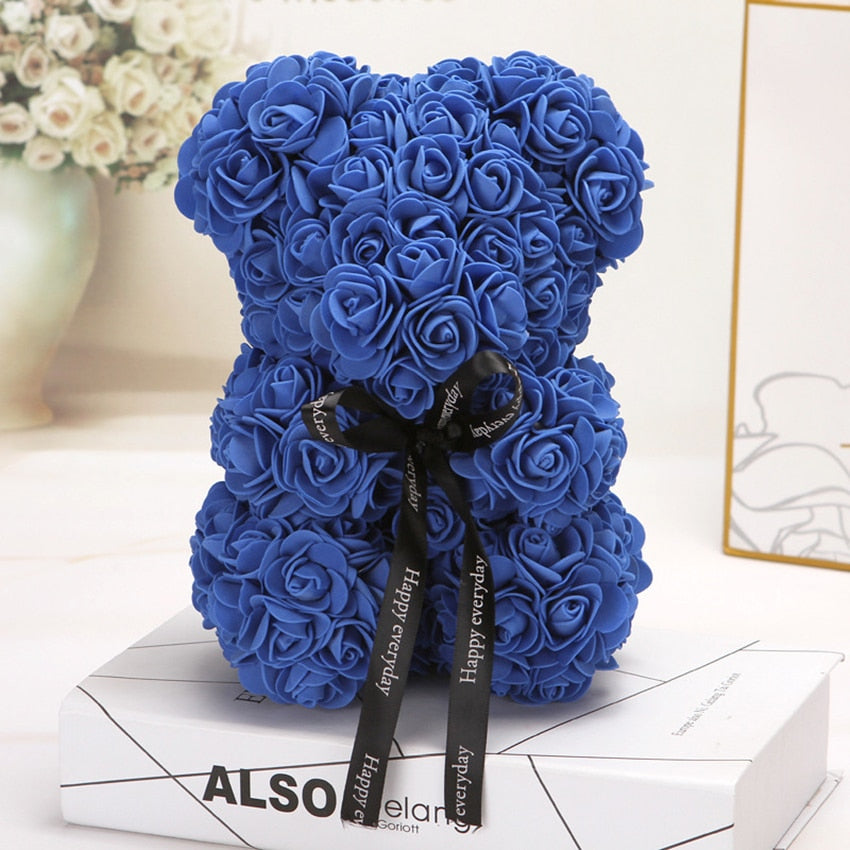 Rose Bear Uk | Handmade Luxury Flower Rose Love Teddy Bear