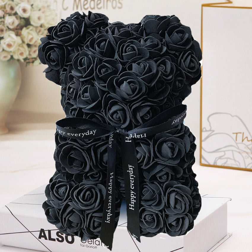 Rose Bear Uk | Handmade Luxury Flower Rose Love Teddy Bear
