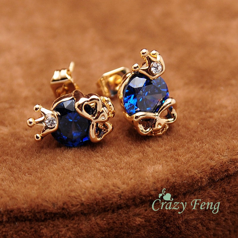 Skull Earings - Diamonds Skull Earrings