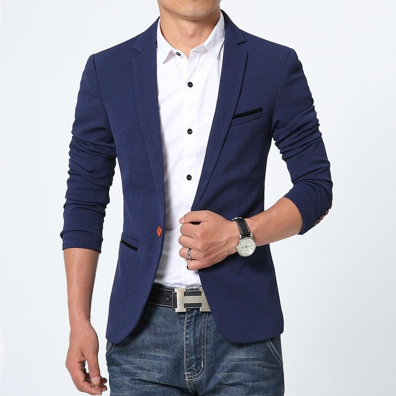 Luxury Slim Men Blazer