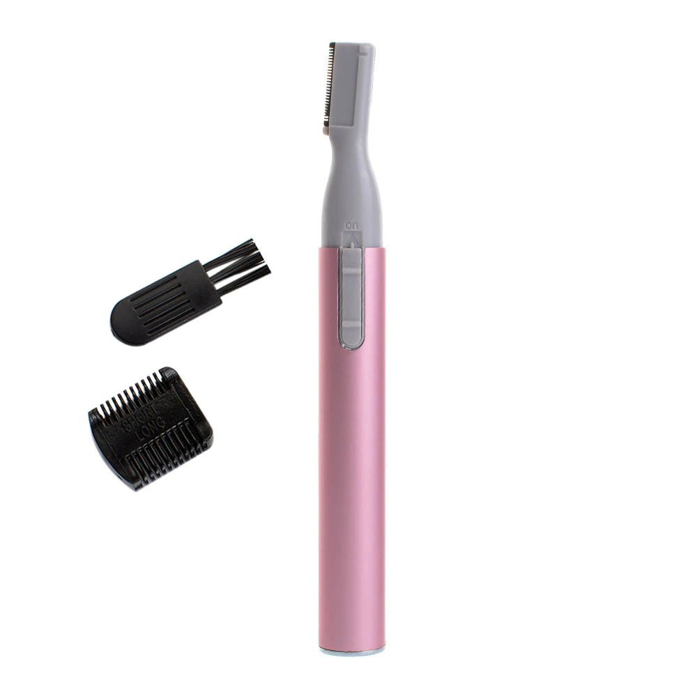 Electric Face Eyebrow Epilator Scissors Hair Trimmer