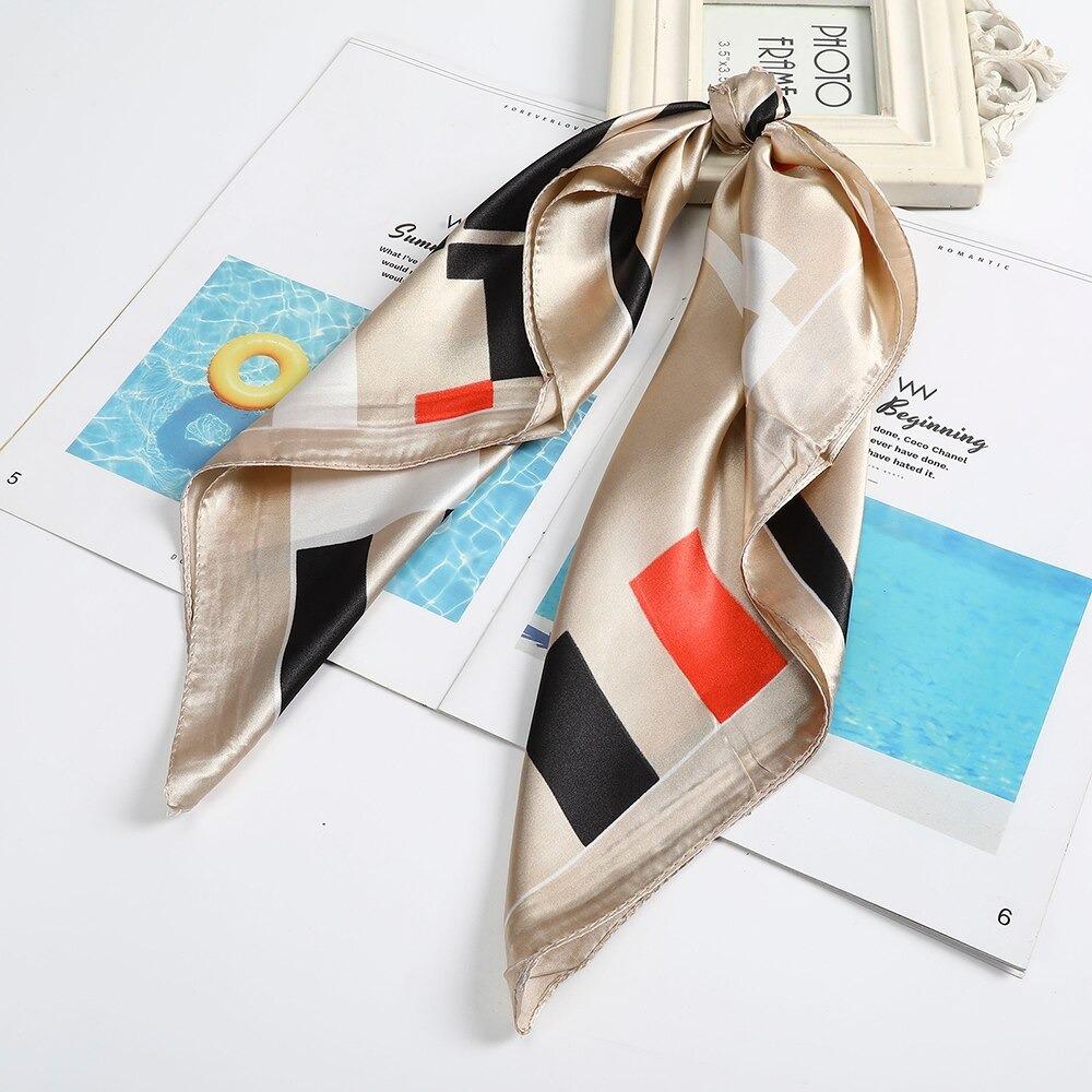 Square Silk Womens Handkerchief