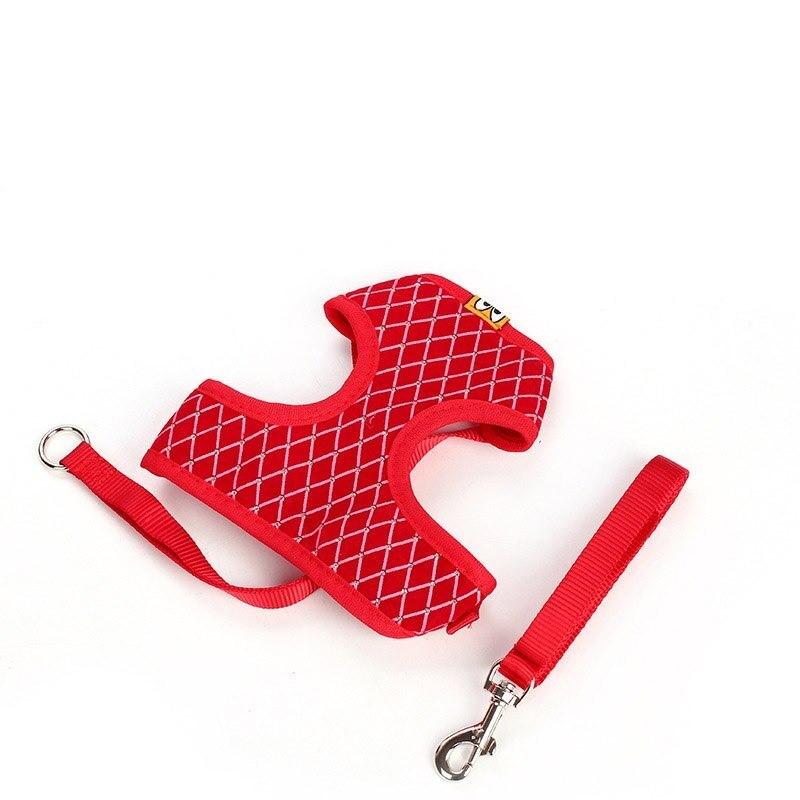 Breathable Adjustable Escapeproof Cat Harness Vest