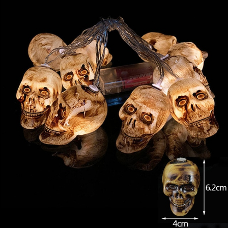 10 LED Halloween Lights String Lights Lamp Hanging Horror Halloween Decoration For Home