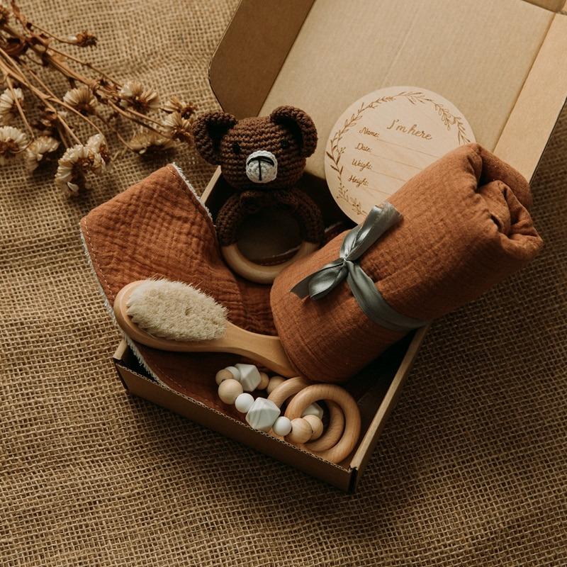 Crochet Toys Gift Baby Basket