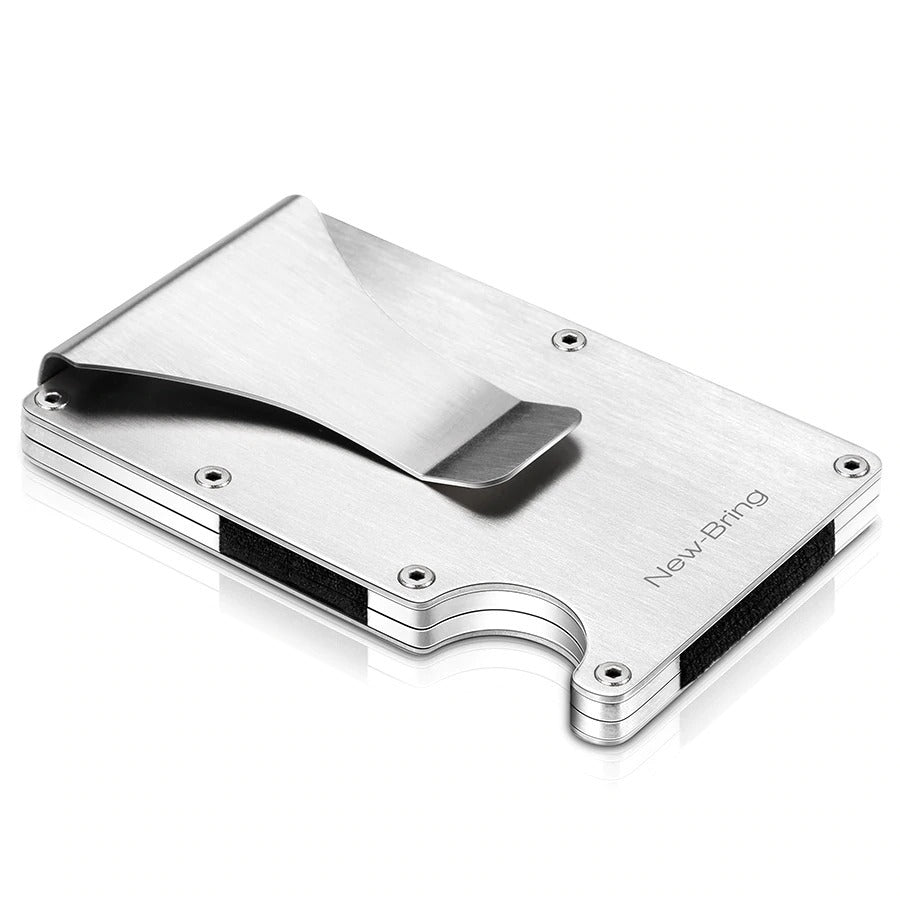 Slim Credit Card Wallet Strong Holder Aluminium