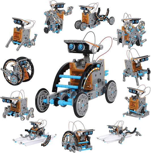 STEM 12-in-1 Solar Robot Creation 190-Piece Kit