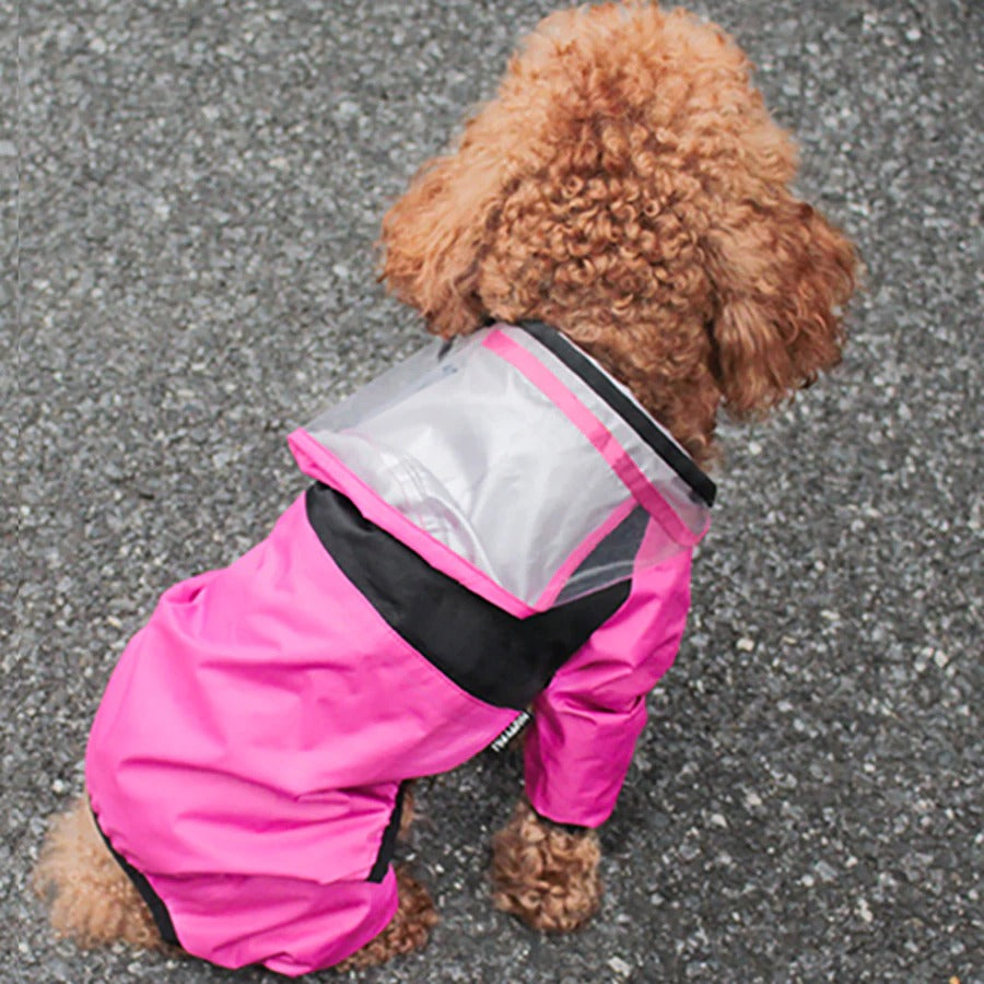 Hooded Waterproof Dog Coat Fashion Waterproof Dog Jacket Waterproof Dog Coat with Legs