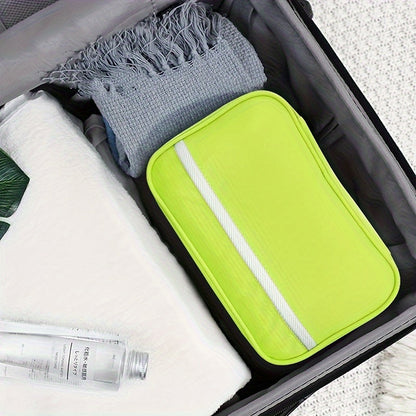 Compact Hanging Toiletry Organiser – Ideal Wash Bag for Travel & Camping