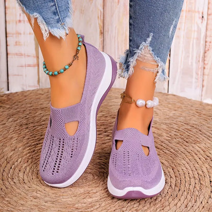 Women’s Orthopedic Slip-On Shoes – Hands-Free Walking Trainers for Easy Wear & All-Day Comfort"