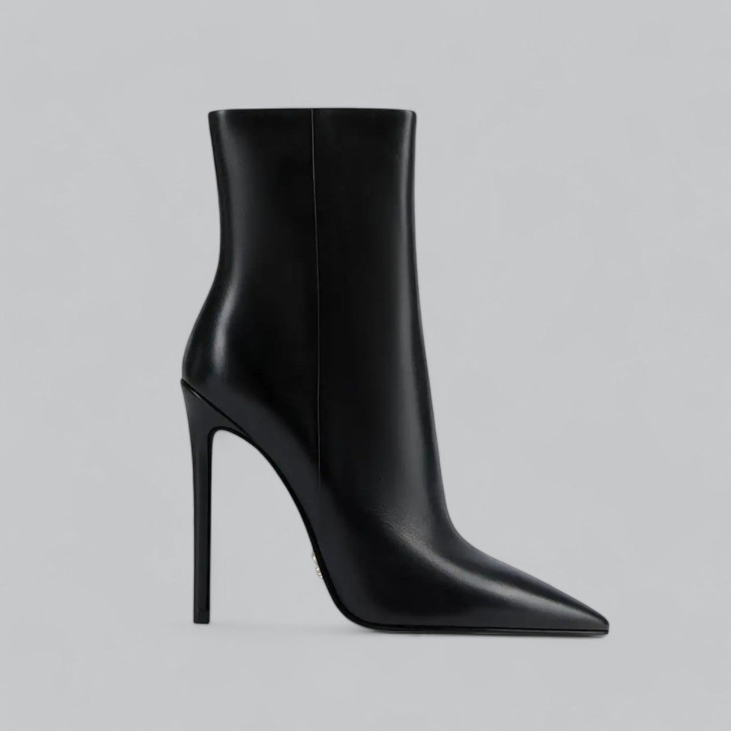 Faux Leather Pointed Slim Heels Ankle Boots | Stylish, Comfortable Fit for Women