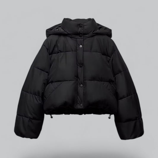 Women's Hooded Puffer Jacket | Lightweight Insulated Coat, Water-Resistant Fabric & Warmth for Cold Weather