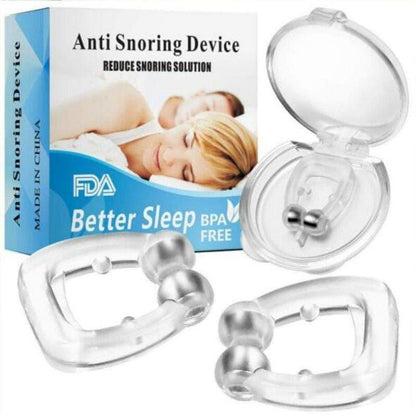 1PC Silicone Nose Clip Magnetic Anti Snore Stop Snoring Solution Nasal Dilator