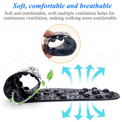 Acupressure Foot Shoe Reflexology Insoles for Pain Relief