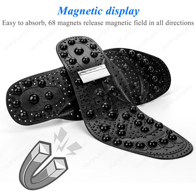 Acupressure Foot Shoe Reflexology Insoles for Pain Relief