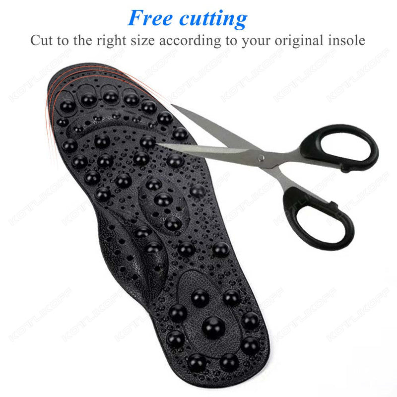 Acupressure Foot Shoe Reflexology Insoles for Pain Relief