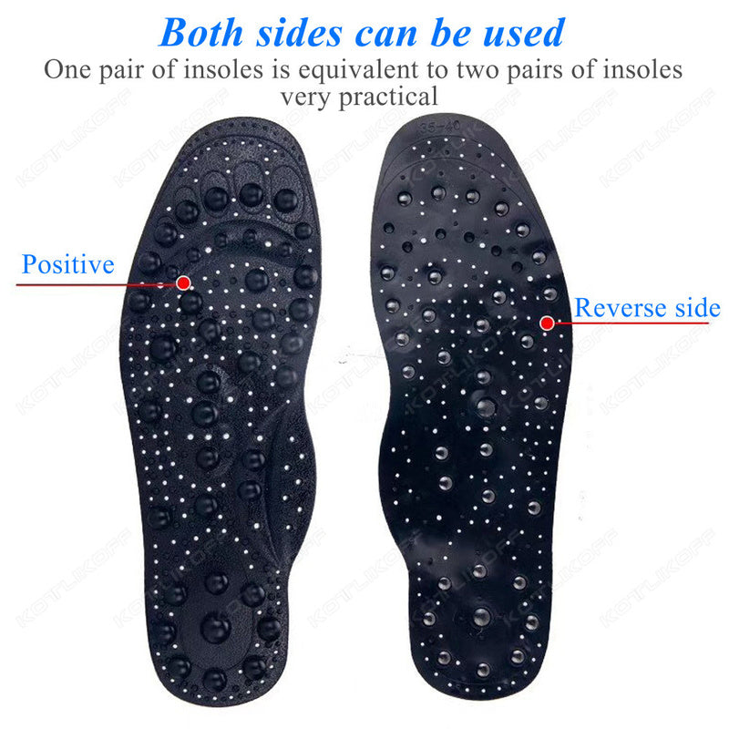 Acupressure Foot Shoe Reflexology Insoles for Pain Relief