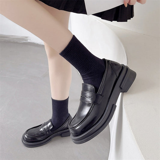 Wide Width Feet Loafer Casual Leather Style