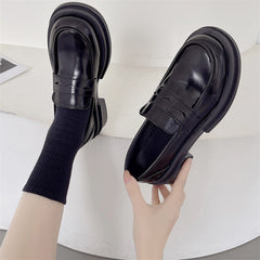 Wide Width Feet Loafer Casual Leather Style