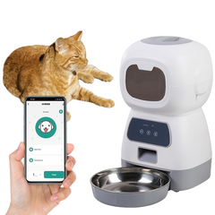 Automatic Cat Feeder Dispenser WIFI Regulating Fractionator