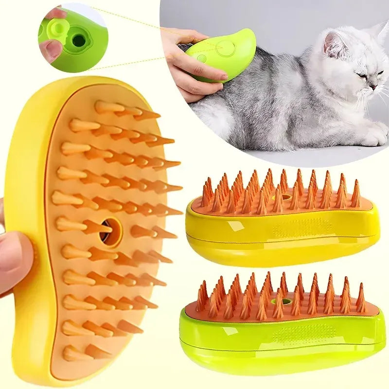 Steamy Cat Spiral Brush Comb for Pets Ideal for Hair Removal