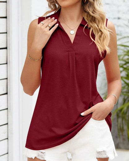 Blouse Lume™ | Women's Lightweight Sleeveless Blouse | Breathable Fabric, Relaxed Fit & Stylish Design