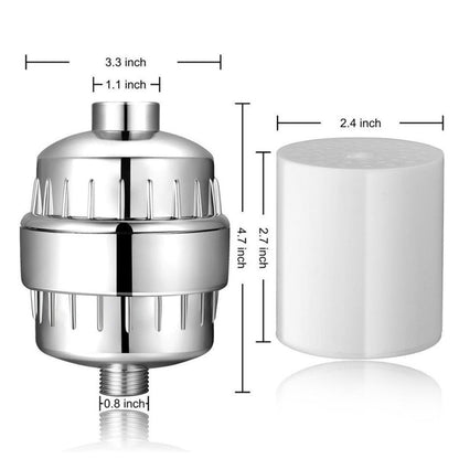 Water Softener Shower Head Filter | Advanced Water Softener for Cleaner Showers | Top Filter for Hard Water Removal and Healthier Living