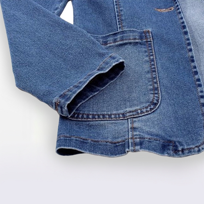 Blazer Belleza™ |  Classic Denim Blazer | Durable Cotton Blend, Tailored Fit, Stylish Design