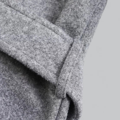 Hooded Long Trench Coat with Belt | Women's Stylish Outerwear | Water-Resistant Fabric, Adjustable Waist, and Warm Lining