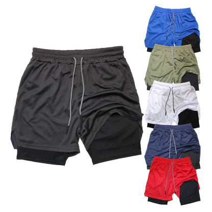 Men’s Breathable Moisture-Wicking Running Shorts | Flexible with Pockets for Gym & Trail Running