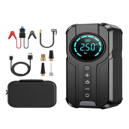 Portable Jump Starter with Air Compressor - Battery Pack to Jump Start a Car Power Bank