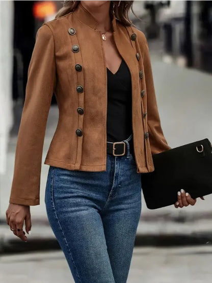 Women's Vintage Jacket | Retro Style, Lightweight Fabric, Casual Fit for Everyday Wear