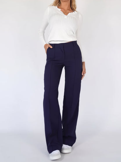 Chicki™ | Women's Wide-Leg Trousers | Lightweight Fabric, High-Waisted Design & Relaxed Fit