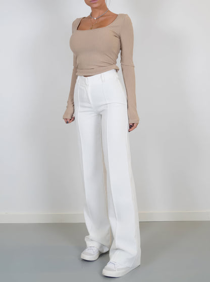 Chicki™ | Women's Wide-Leg Trousers | Lightweight Fabric, High-Waisted Design & Relaxed Fit