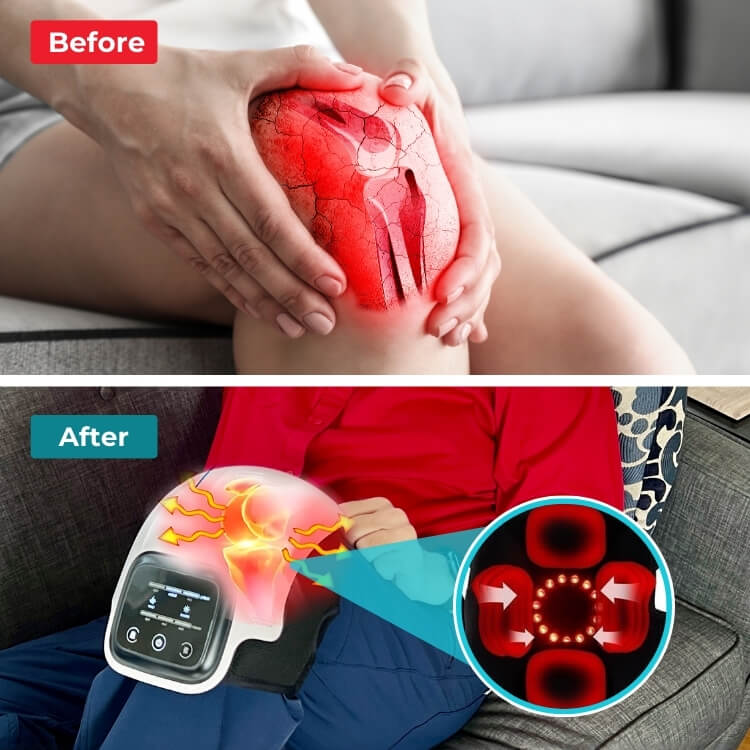 Knee Massager Machine | Heat, Vibration & Cold Therapy for Knee Pain Relief