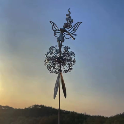 Steel Fairy Garden Statues | Durable Steel Design for Outdoor Use