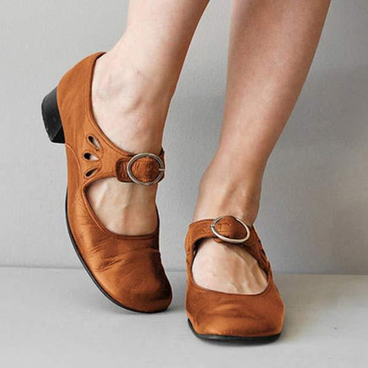 Vintage Rounded Toe Shoes | Classic Style, Durable Material, Comfortable Fit for Everyday Wear