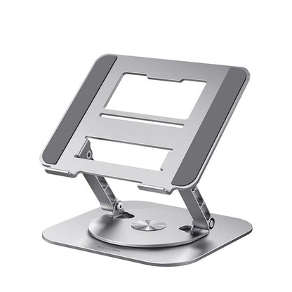 Aluminum Alloy Laptop Stand 360 Degree Rotating Bracket Silver