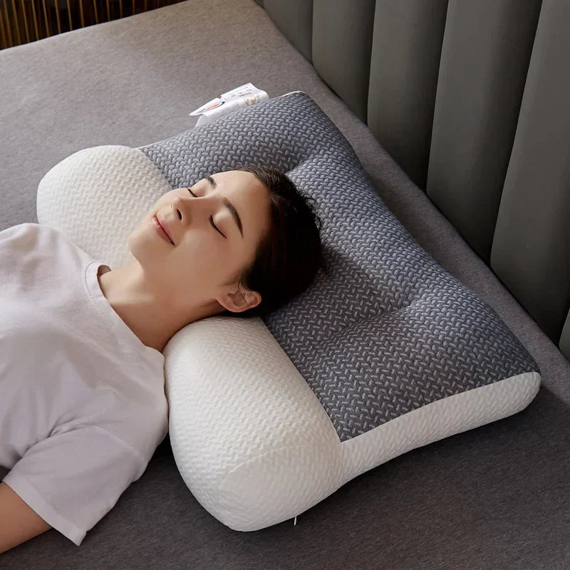 Orthopedic Neck Pillow for Side & Back Sleepers | Relieve Neck Pain & Headaches