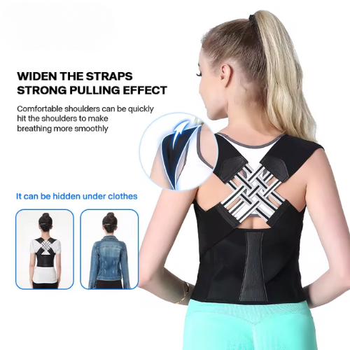 Revitalize Posture Corrector – Adjustable Back Support for Improved Posture and Comfort