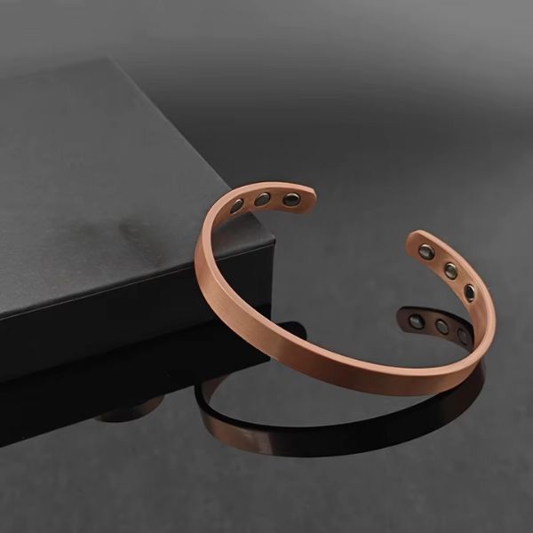 Men's Copper Magnetic Bracelet - Therapy Bangle with Health Benefits