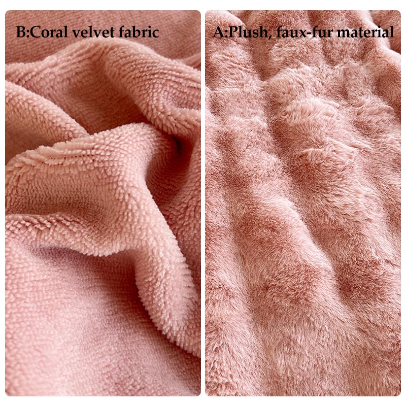 Rabbit Faux Fur Blanket | Soft and Warm