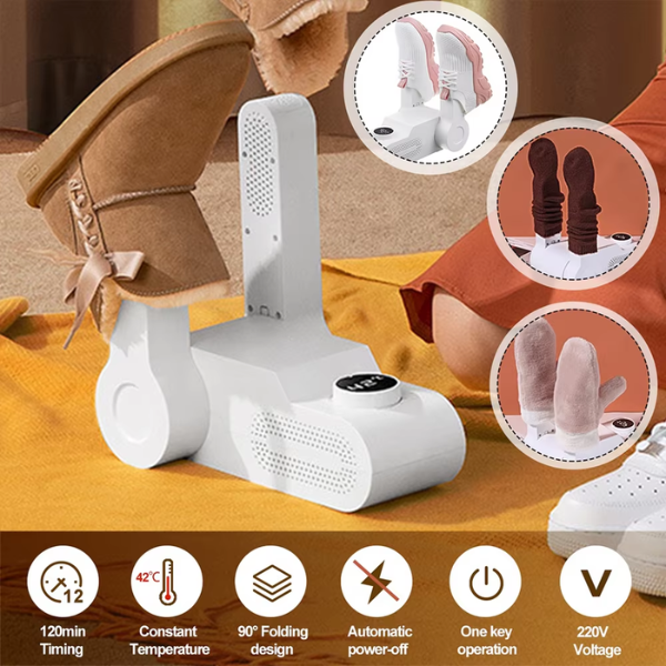 Shoes Cleaner & Deodorizer Machine - Boot Dryer with Bad Smell Remover for Footwear