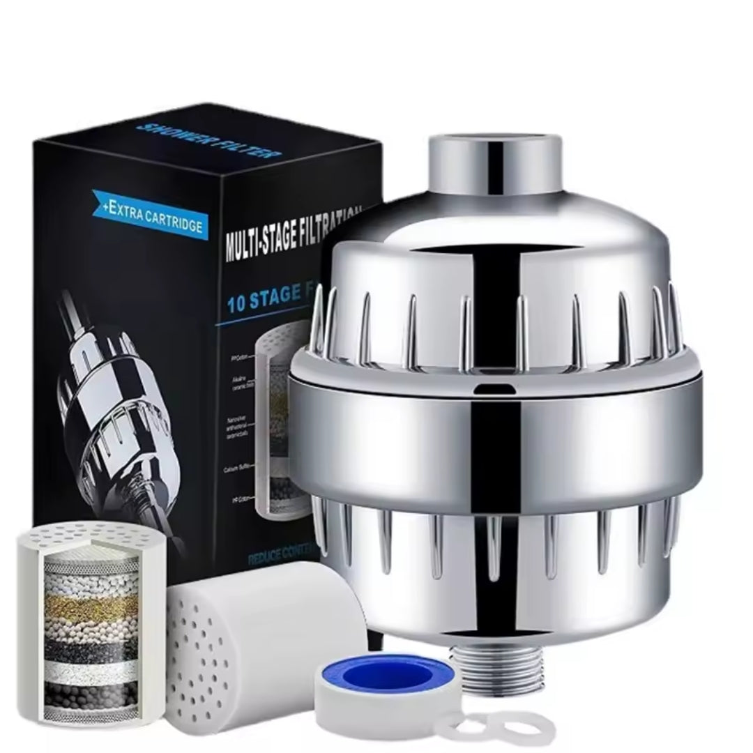 Water Softener Shower Head Filter | Advanced Water Softener for Cleaner Showers | Top Filter for Hard Water Removal and Healthier Living