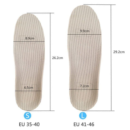 UK 2 pieces Premium Arch Fit Insoles for Plantar Fasciitis Orthotic Inserts Gel Heel and Arch Support