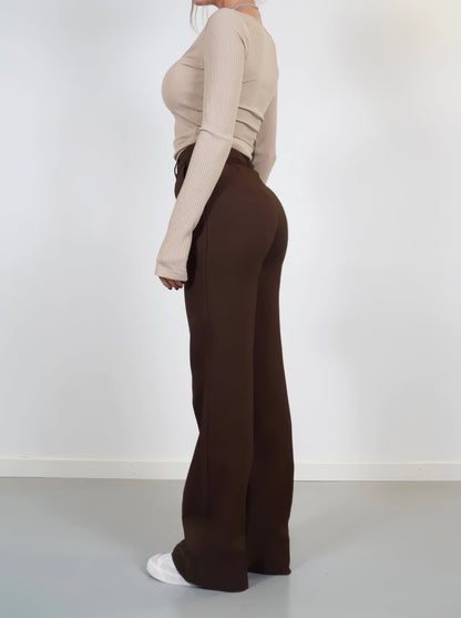 Chicki™ | Women's Wide-Leg Trousers | Lightweight Fabric, High-Waisted Design & Relaxed Fit