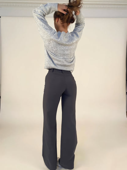 Chicki™ | Women's Wide-Leg Trousers | Lightweight Fabric, High-Waisted Design & Relaxed Fit